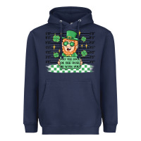 Navy may the luck of the irish be with you Heavyweight Hoodie - MaliasSmallBusiness
