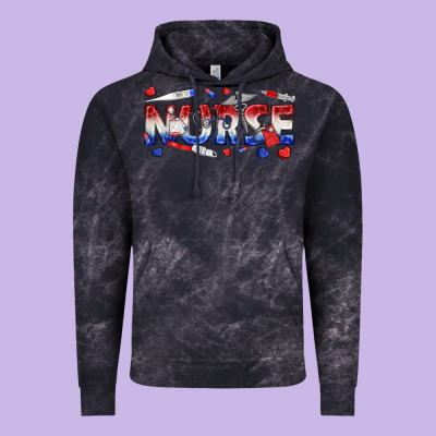 American Nurse Vintage Hoodie Designed By Texasbilliewilder