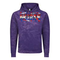 Cloud Purple american nurse Vintage Hoodie - texasbilliewilder
