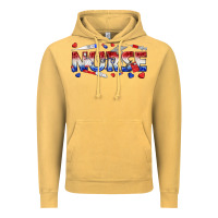 Vintage Mustard american nurse Vintage Hoodie - texasbilliewilder