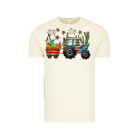 Vintage Arctic 4th of july tractor Vintage Tee - CowGirlArtShop