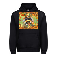 Black fall school bus Urban Hoodie - texasbilliewilder