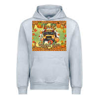 Heather Grey fall school bus Urban Hoodie - texasbilliewilder