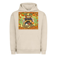 Pigment French Oak fall school bus Urban Hoodie - texasbilliewilder