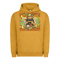 Pigment Peanut Butter fall school bus Urban Hoodie - texasbilliewilder