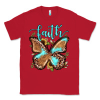 Red faith leopard butterfly Classic Tee - JahusDesignShop