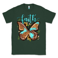 Sports Green faith leopard butterfly Classic Tee - JahusDesignShop