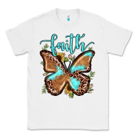 White faith leopard butterfly Classic Tee - JahusDesignShop