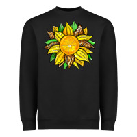 Black lemon sunflower Heavyweight Sweatshirt - Zillion Design Studio