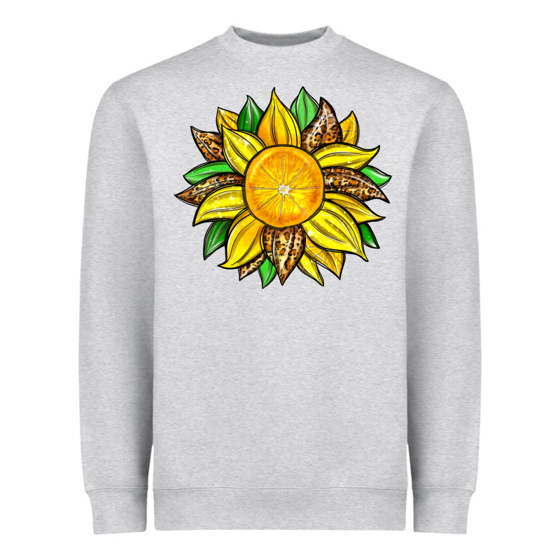 Lemon Sunflower Heavyweight Sweatshirt by Zillion Design Studio | Teevron