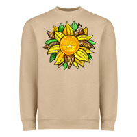 Mushroom lemon sunflower Heavyweight Sweatshirt - Zillion Design Studio