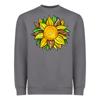 Storm lemon sunflower Heavyweight Sweatshirt - Zillion Design Studio