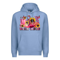Colony Blue tackle cancer Premium Hoodie - LillyAllenDesigns