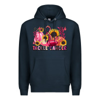 Navy tackle cancer Premium Hoodie - LillyAllenDesigns