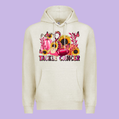 Tackle Cancer Premium Hoodie Designed By Lillyallendesigns
