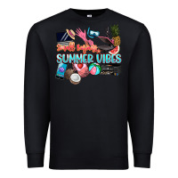 Black small businesses summer vibe Premium Sweatshirt - NancyCooperArtShop