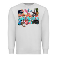 Dove Grey small businesses summer vibe Premium Sweatshirt - NancyCooperArtShop