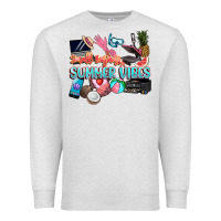 Oatmeal Heather small businesses summer vibe Premium Sweatshirt - NancyCooperArtShop