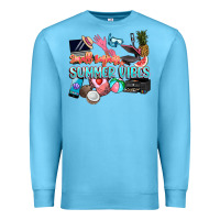 Ocean Blue small businesses summer vibe Premium Sweatshirt - NancyCooperArtShop