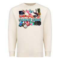 Sandshell small businesses summer vibe Premium Sweatshirt - NancyCooperArtShop