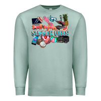 Seafoam small businesses summer vibe Premium Sweatshirt - NancyCooperArtShop