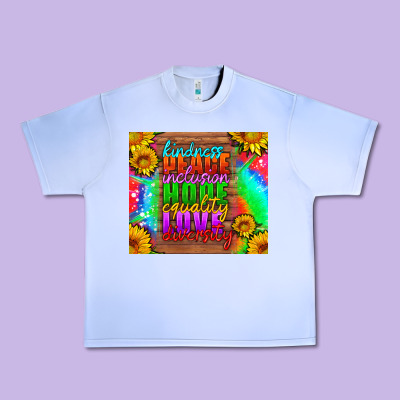 Kindness Peace Inclusion Hope Equality Love Diversity Urban Heavy Tee Designed By Hra Design Shop