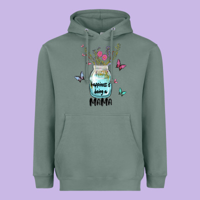 Mama Preview Costom Name Heavyweight Hoodie Designed By Maliassmallbusiness