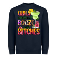 Navy girls weekend booze and bitches Heavyweight Sweatshirt - Zillion Design Studio