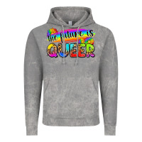 Cloud Rock the future is queer Vintage Hoodie - Zillion Design Studio