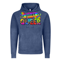 Vintage Denim the future is queer Vintage Hoodie - Zillion Design Studio