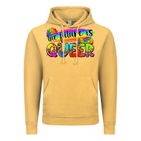 Vintage Mustard the future is queer Vintage Hoodie - Zillion Design Studio