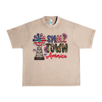 French Oak small town america Urban Heavy Tee - CowhideDigitalArt