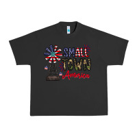 Pigment Black small town america Urban Heavy Tee - CowhideDigitalArt