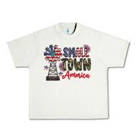 Pistachio small town america Urban Heavy Tee - CowhideDigitalArt