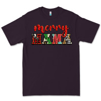 Plum Christmas merry mama Premium Tee - BarkalooDesign