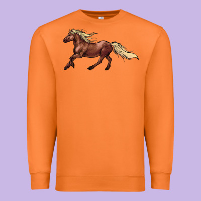 Running Horse Premium Sweatshirt Designed By Nancycooperartshop