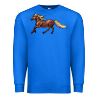 True Royal running horse Premium Sweatshirt - NancyCooperArtShop