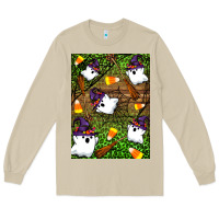Mushroom Halloween ghost Long Sleeve Tee - Artiststas