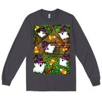 Smoke Halloween ghost Long Sleeve Tee - Artiststas