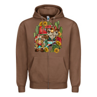 Chestnut western gnome truck cactus sunflower Zipper Hoodie - BarkalooDesign