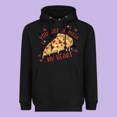 You Got A Pizza My Heart Heavyweight Hoodie Designed By Maliassmallbusiness