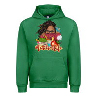 Emerald afro woman teacher life Urban Hoodie - NancyCooperArtShop