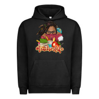 Pigment Black afro woman teacher life Urban Hoodie - NancyCooperArtShop