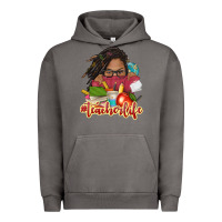 Pigment Tornado afro woman teacher life Urban Hoodie - NancyCooperArtShop