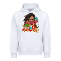 White afro woman teacher life Urban Hoodie - NancyCooperArtShop