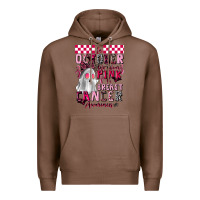Chestnut pink ghost breast cancer awareness Premium Hoodie - LillyAllenDesigns