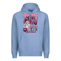 Colony Blue pink ghost breast cancer awareness Premium Hoodie - LillyAllenDesigns