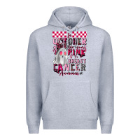 Heather Grey pink ghost breast cancer awareness Premium Hoodie - LillyAllenDesigns