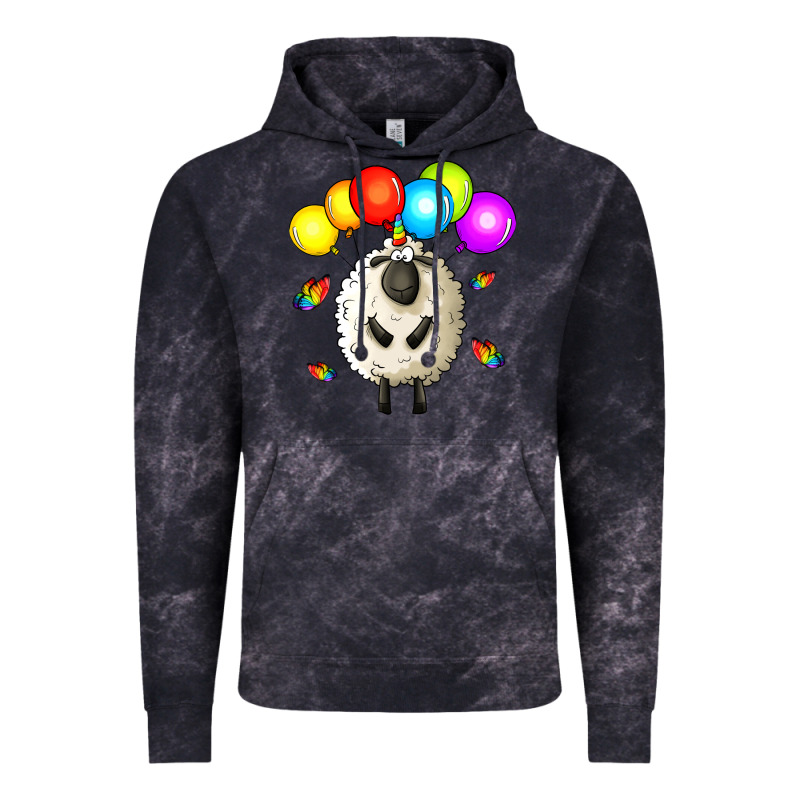 Rainbow Sheep Vintage Hoodie by Zillion Design Studio | Teevron