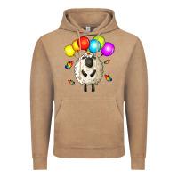 Vintage Coffee rainbow sheep Vintage Hoodie - Zillion Design Studio